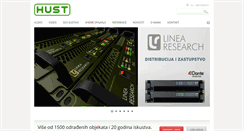 Desktop Screenshot of hust.hr